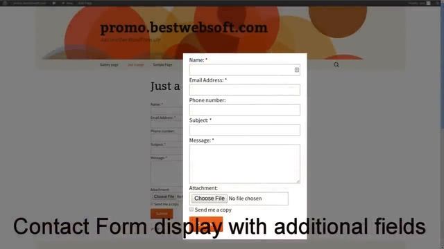 Contact Form WordPress Plugin - Brief Overview - Version 3.77 смотреть онлайн