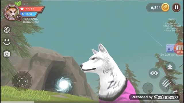 Жизнь Волков в лесу 4 серия. Сериал по WildCraft. смотреть онлайн