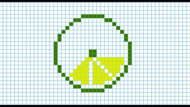 Как нарисовать лайм по клеточкам смотреть онлайн