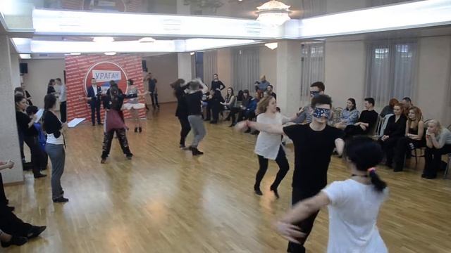 ХАСТЛ, УРАГАН 2017, Нерейтинговый турнир, Космос, 14 финала, заход 5 танец 1 смотреть онлайн