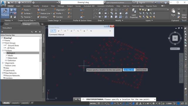 Civil 3D 2018 - Points - Part III - Manually Add Points смотреть онлайн