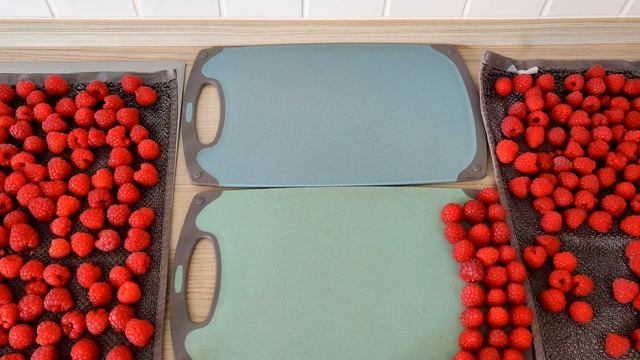 Заготовка малины на зиму. Заморозка ягод