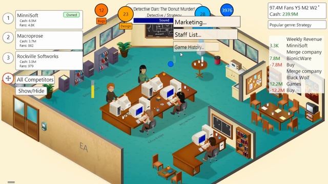 Game dev tycoon part 1 | Its payday for my developer! смотреть онлайн