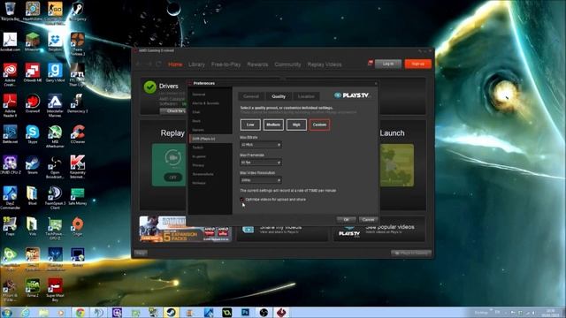 How To Setup AMD Raptr For Streaming and Recording. смотреть онлайн