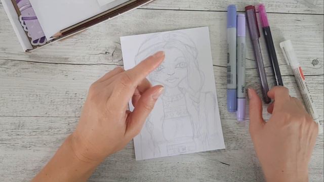 Getting GIRLY Up in HERE with COPIC MARKERS | OCTOBER 2019 SCRAWLRBOX UNBOXING смотреть онлайн