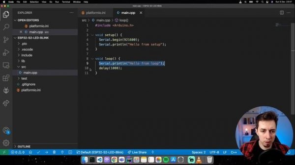 Getting Started with ESP32-S2, PlatformIO, and Arduino Framework