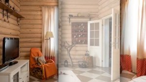 Дизайн и интерьер БРЕВЕНЧАТОГО ДОМА из бруса площадью 180 кв. м.