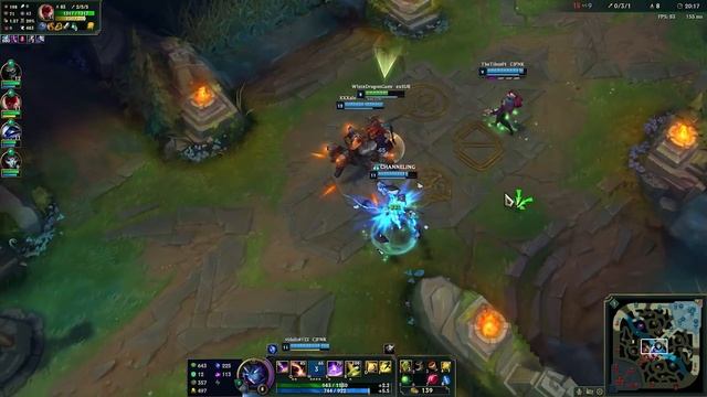 When the enemy has no animation - League of Legends - Soraka Gameplay смотреть онлайн