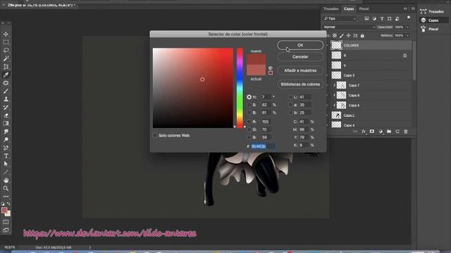 Speedpaint Nier Automata 2B Photoshop смотреть онлайн