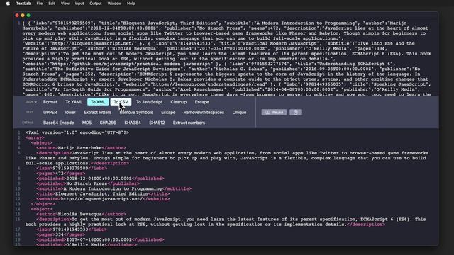 TextLab - Working with JSON смотреть онлайн