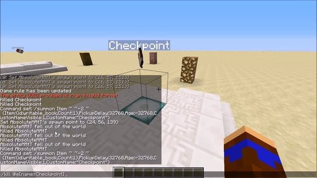 [MineCraft 1.13.2+] Vanilla Checkpoints/Bookmarks using Command Blocks! смотреть онлайн
