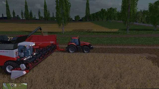 FarmingSimulator2015 Убираем ячмень смотреть онлайн