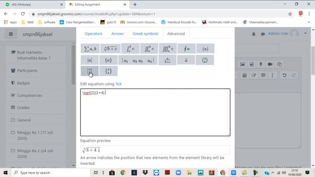 Menggunakan Equation Editor di Moodle смотреть онлайн
