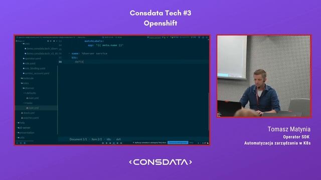 Operator SDK - Automatyzacja zarządzania treścią w K8s смотреть онлайн