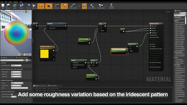 How To Create An Iridescent Material Effect in UNREAL - Tutorial смотреть онлайн