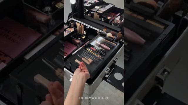 Чемодан для визажиста (бьюти-кейс) обзор, БЫСТРО собирается и разбирается! смотреть онлайн