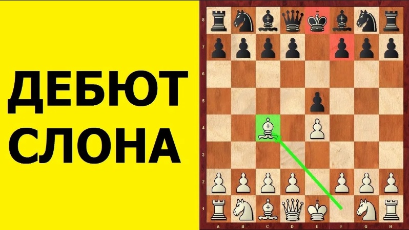 Шахматы. ДЕБЮТ СЛОНА. Школа шахмат d4-d5. смотреть онлайн