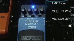 Behringer TM300 Tube Amp Modeler - Tweed Type