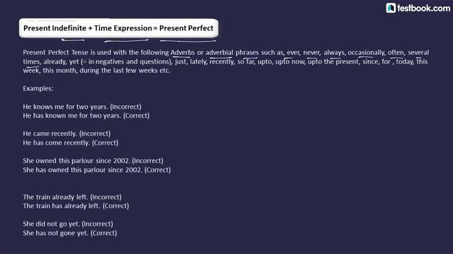 Most Repeated Questions on Present Perfect Tense for SSC & Bank Exams by Testbook.com смотреть онлайн
