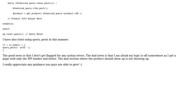 Wordpress: Woocommerce Show Single Product on Homepage смотреть онлайн