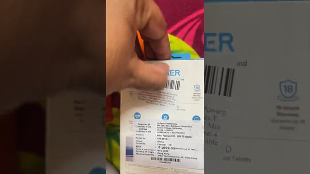 Anker 20 watt PD charger Unboxing For iphone 13 смотреть онлайн