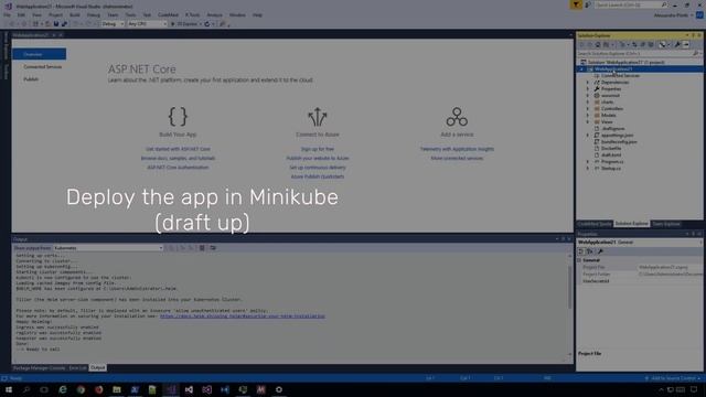 VisualStudio + Kubernetes: Minikube, Helm and Draft смотреть онлайн