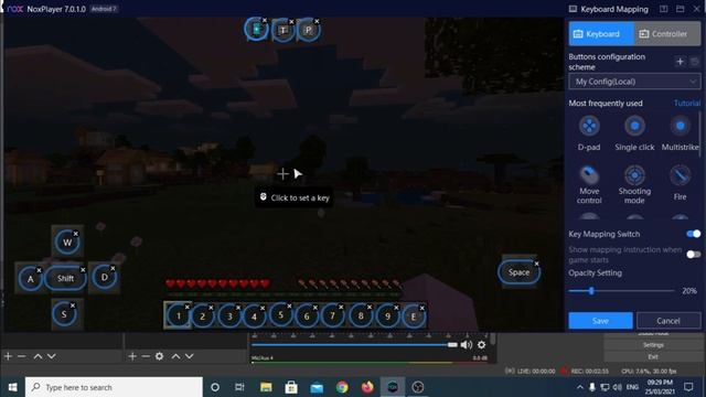 How to Set Controls of Minecraft PE in Nox Player on PC/Laptop (Hindi Tutorial) || Akhramak Tech смотреть онлайн