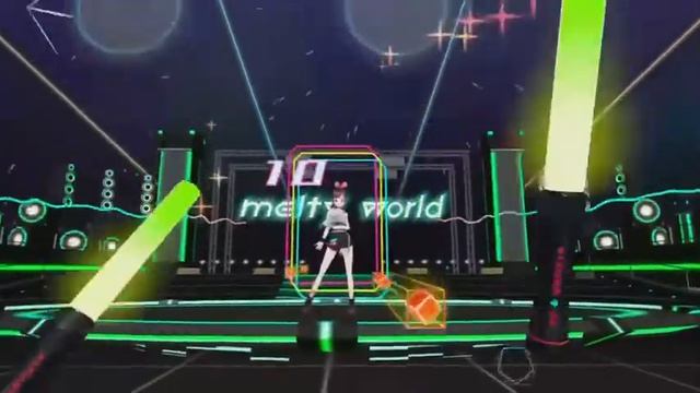 FIRST TIME PLAYIN MELTY WORLD KIZUNA AI - TOUCH THE BEAT ON OCULUS QUEST 2