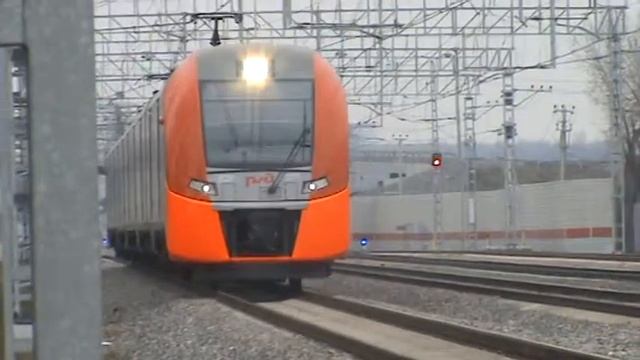 Электропоезд ЭС2Г-077 Ласточка на МЦК смотреть онлайн