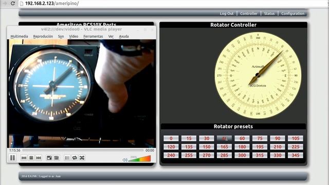 Web Controlled Yaesu G1000DXC rotator with RaspBerry Pi and ERC board. смотреть онлайн
