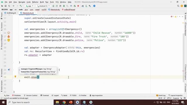onBackPressed Method in Android (Emergency App Kotlin) смотреть онлайн