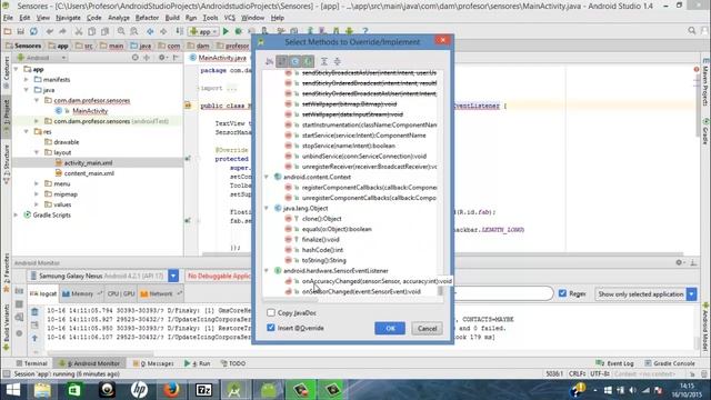 20. Sensores. Acelerómetro (Programación Android Studio tutorial español) смотреть онлайн