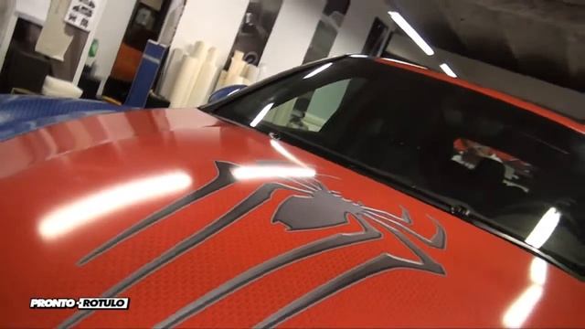 Car Wrapping Porsche Cayenne Sony XPERIA Z1 Spyderman para Mobile World Congress by Pronto Rotulo смотреть онлайн
