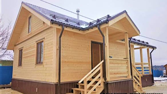 В каждой избушке свои игрушки! Дом 7х10 из бруса с террасой и крыльцом под ключ, Киришский район ЛО смотреть онлайн