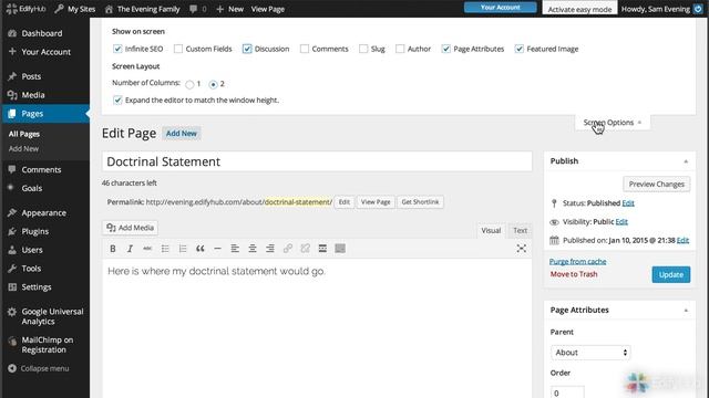 VT10 - Turn Off Comments on a WordPress or Edify Hub Website Page смотреть онлайн