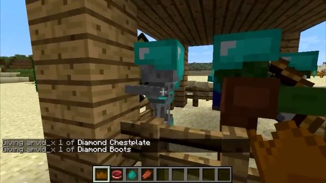 Как стать крипером,приручить зомби в Minecraft!Обзор модов #0 смотреть онлайн