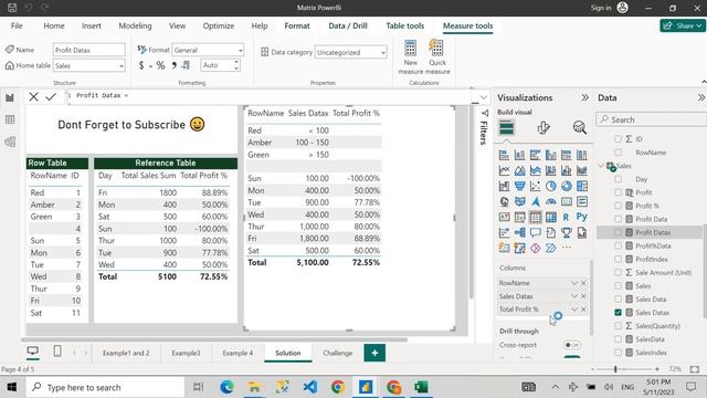 Show Targets at the Top Rows in Table Visual - Advanced Power BI смотреть онлайн
