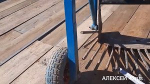 самодельная картофелекопалка обзор размеры. 43