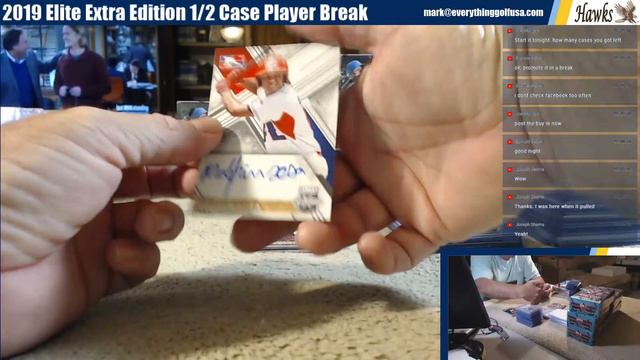 2019 Elite Extra Edition 1/2 Case Player Break 5/22/20 смотреть онлайн