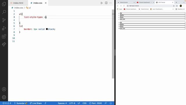 Full stack development Tamil | List Styling | Full stack tutorial in Tamil | Learn CSS in Tamil смотреть онлайн