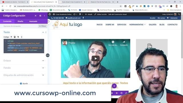 ? CHAT DE YOUTUBE en WordPress (⏲ en 2 minutos y ? SIN PLUGINS) смотреть онлайн