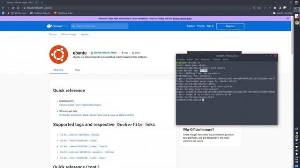 Docker # Como baixar imagens