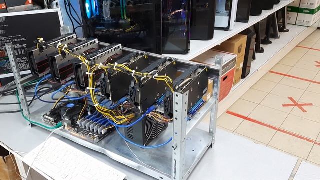Ферма для майнинга 6 х RX 580 8Gb 190+ MHs _200000₽_