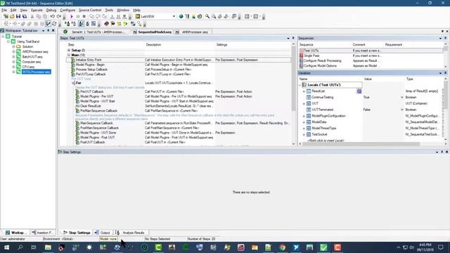 National Instruments TestStand Status Bar смотреть онлайн