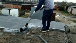 Наплавляемая кровля. Для НОВИЧКОВ. Ремонт крыши гаража. БЫСТРО ПРОСТО НЕ ДОРОГО