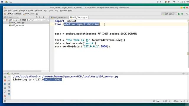 25 Python network programming UDP смотреть онлайн