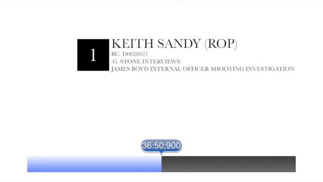 Det. Keith Sandy (ROP), APD Internal Investigation Interview - James Boyd Case смотреть онлайн