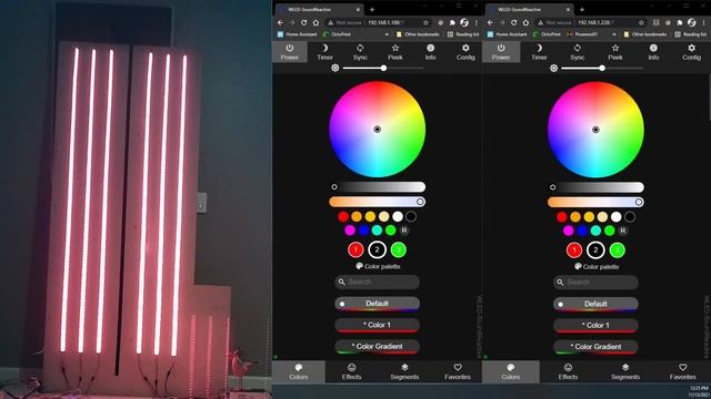 ESP8266 vs ESP32 with WLED смотреть онлайн