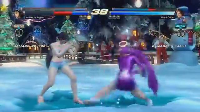 HaWXx Is Rippin Asuka Jun Vs Grunt Dude Lili Asuka Tekken Tag Tournament 2 HD смотреть онлайн