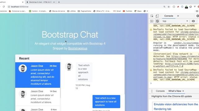 Chat - Websockets 6/19, Creación de vista de chat смотреть онлайн